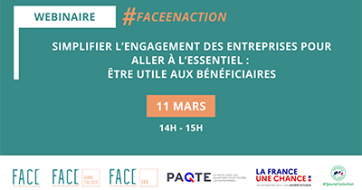 La Fondation FACE, les clubs FACE Grand Toulouse et FACE Var organisent un webinaire pour faciliter l'engagement des entreprises !